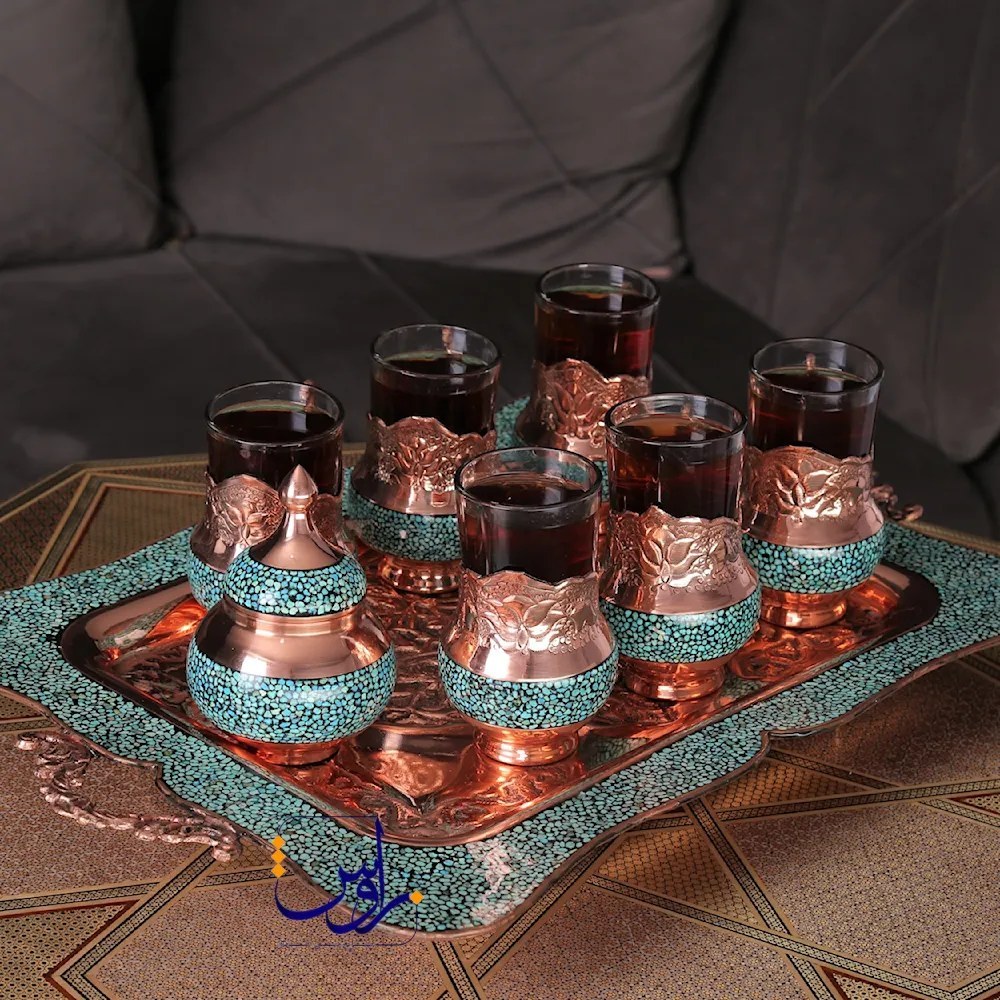 سرویس چای خوری فیروزه کوب