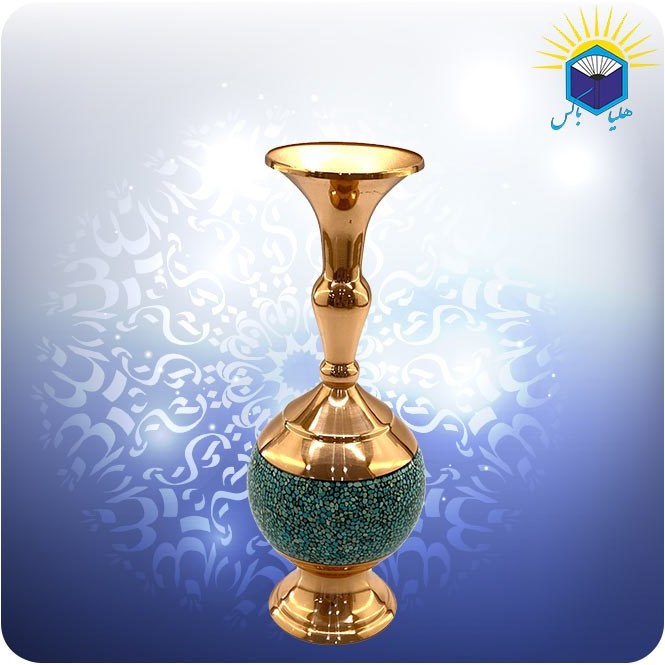 گیلاسی مس و فیروزه کوب 25 سانت