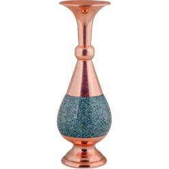 گلدان صراحی 40 فیروزه کوبی آقاجانی کد F032