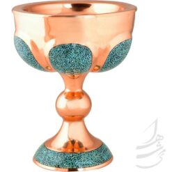 سنگاب فیروزه کوبی 30 سانتی مدل قلدار
