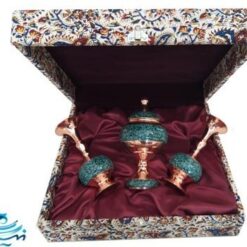 ست هدیه نفیس مس و فیروزه
