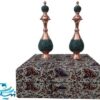 تنگ صراحی فیروزه کوبی با جعبه