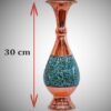 گلدان فیروزه کوبی صراحی سایز ۳۰ سانتی متر