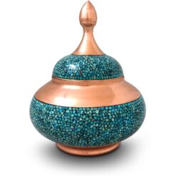 شکلات خوری فیروزه کوب بدون پایه 21 سانتی