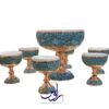 سرویس بستنی – انار خوری شش نفره فیروزه کوبی زاوش