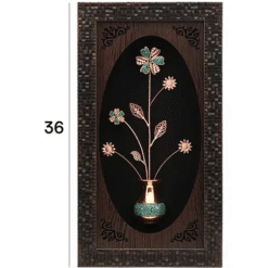 قاب فیروزه 15*35 طرح خورشیدی