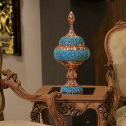 خرید شکلات‌خوری سایز 24 فیروزه کوب | صنایع دستی هنر روح اصفهان