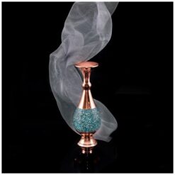 گلدان صراحی فیروزه کوبی – 14 سانت