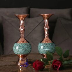گلدان گیلاسی بیشین فیروزه کوب