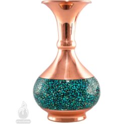 گلدان فیروزه کوبی شلغمی سایز 1 حامد کریمی