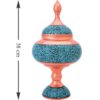شکلات خوری فیروزه کوبی ارتفاع 58cm کد F24