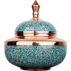 قندان فیروزه کوبی آقاجانی کد F267