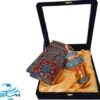 پک شکلات خوری فیروزه کوبی 25 سانتی و ترمه