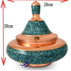 قندان سفینه(بشقاب پرنده) بزرگ فیروزه کوب