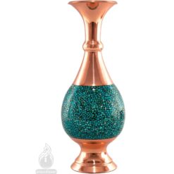 گلدان فیروزه کوبی صراحی سایز 2 حامد کریمی