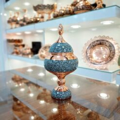 ست گلدان و شکلات خوری فیروزه کوبی