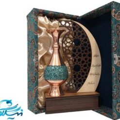 تندیس با گلدان فیروزه کوبی