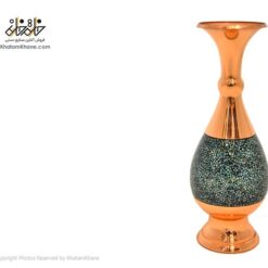 گلدان صراحی فیروزه کوبی 30سانتی