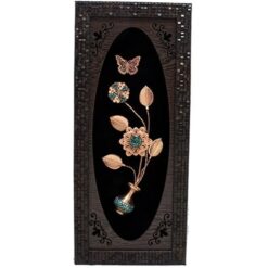تابلو فیروزه کوبی شاخه گل مسی