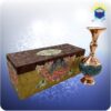 گیلاسی مس و فیروزه کوب 20 سانت با جعبه ام دی اف گالینگور(کد 60113)