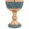 سنگاب مسی فیروزه کوب کد 8336