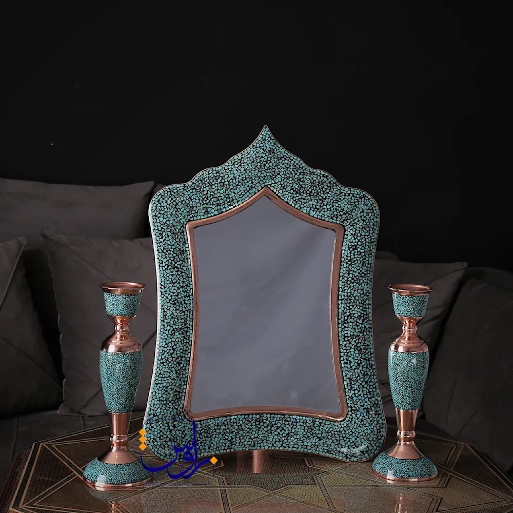 شمعدان میانه فیروزه کوب