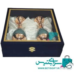 ست هدیه جفت گلدان 20 فیروزه کوب