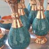 گلدان فیروزه کوبی 20سانتی