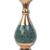 گلدان صراحی مس و فیروزه (ارتفاع26س)
