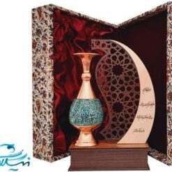تندیس با گلدان فیروزه کوبی