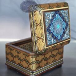 جعبه خاتم نقاشی اسلیمی کاظمی