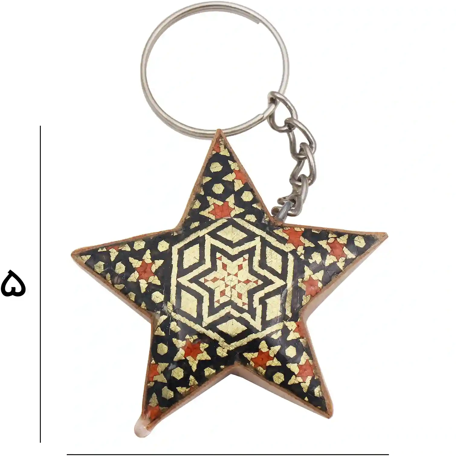 سرکلیدی ستاره خاتم اعلا سکه ای