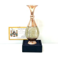 گلدون مس و خاتم اعلا 25 سانتی
