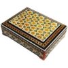 جعبه جاکارتی خاتم کاری اندازه 11×8 سانتیمتر
