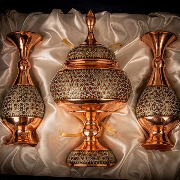 پک جفت گلدان 20 و شکلات خوری 22 خاتم