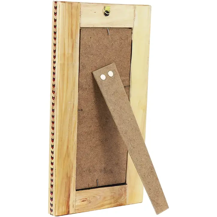 قاب دو گل خاتم معمولی قلم زنی 10×25
