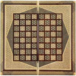 تخته نرد – شطرنج 30 خاتم طرح هشت ضلعی