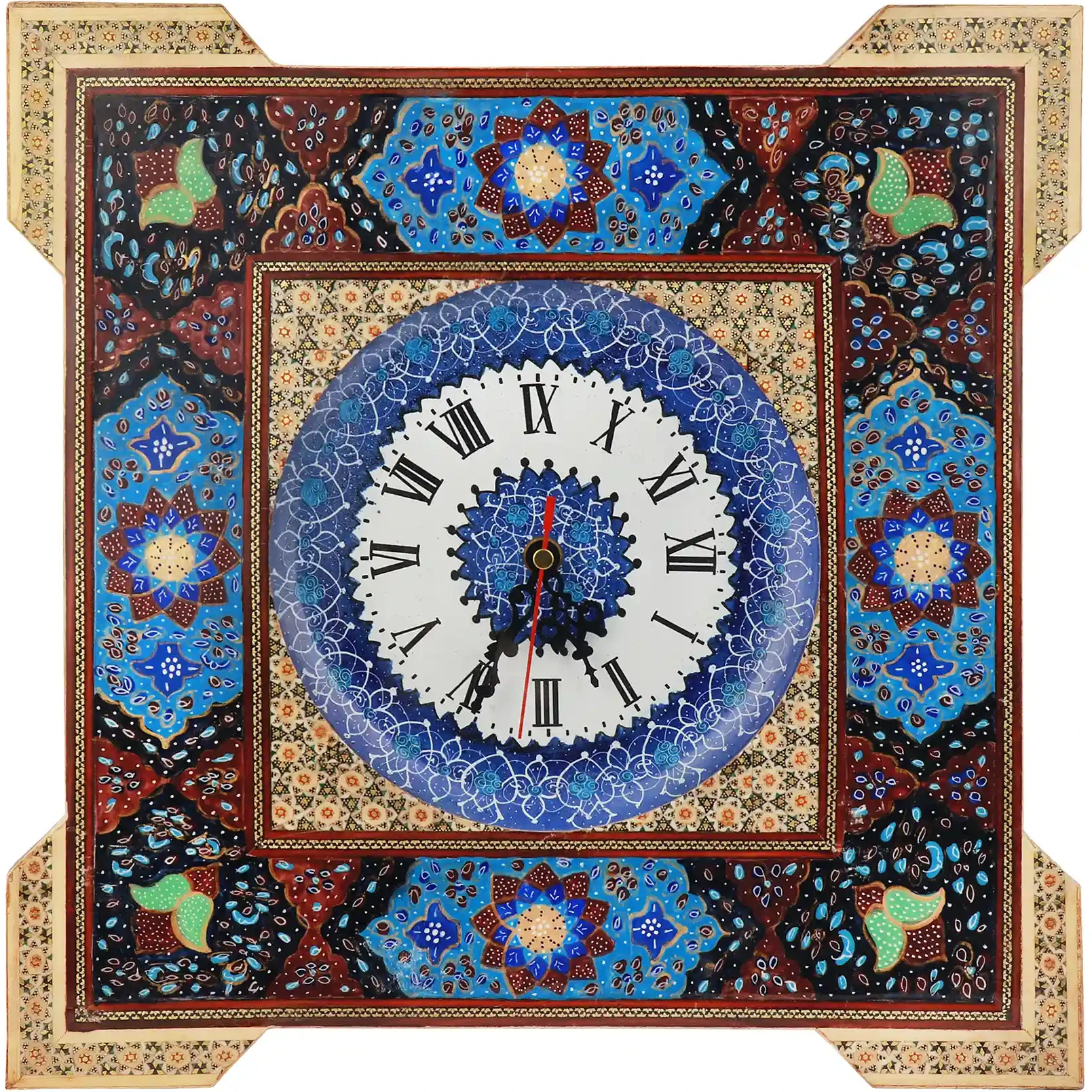 ساعت دور نقاشی 20 صفحه مینا