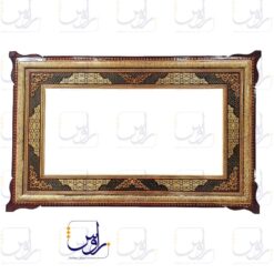 قاب خاتم کاری صلیبی شاسی دار سایز 53*83