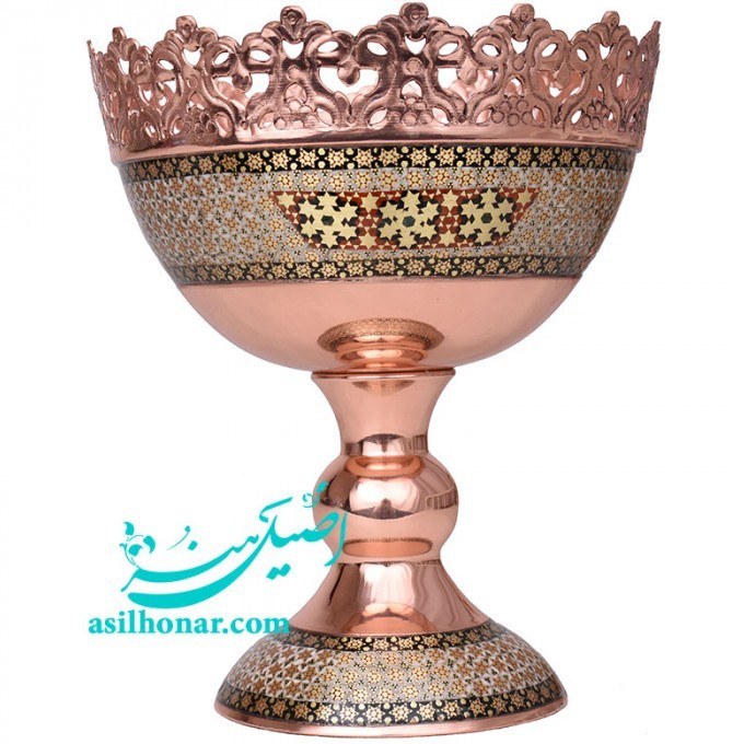 کاسه آجیل خوری 30 سانتی مس و خاتم