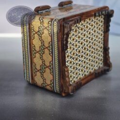 جعبه خاتم نقاشی اسلیمی کاظمی