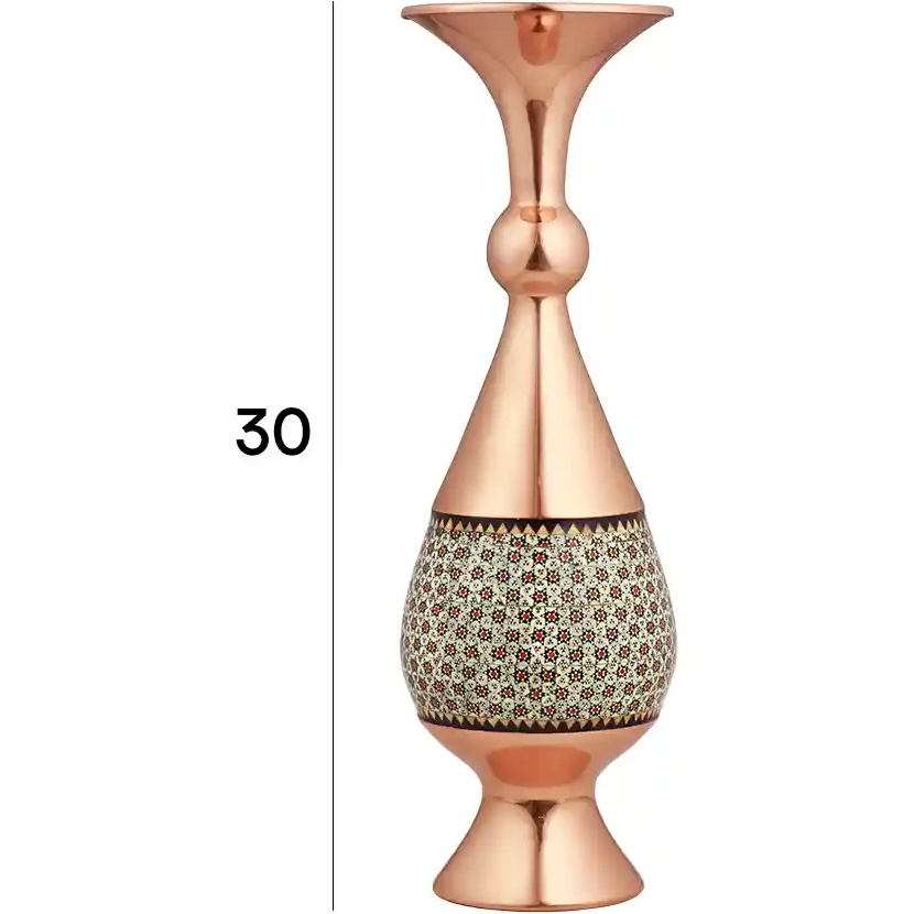 گلدان صراحی 30 خاتم 24 سیم