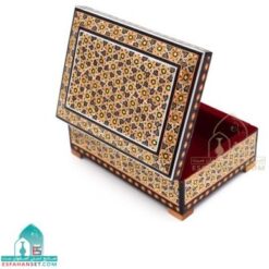 جعبه هدیه خاتم کاری اندازه 12×10 سانتیمتر