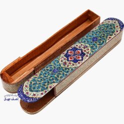 خاتم کاری قلمدان کشویی کد gk302