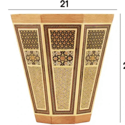 سطل زباله کوچک خاتم توپی