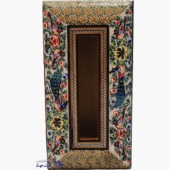 جای دستمال کاغذی خاتم کاری کد kj2631