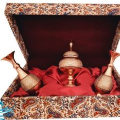 باکس هدیه نفیس مس و خاتم کاری