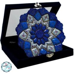 بشقاب میناکاری 20 با جعبه مخمل