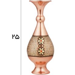 گلدان صراحی 25 خاتم استخوانی