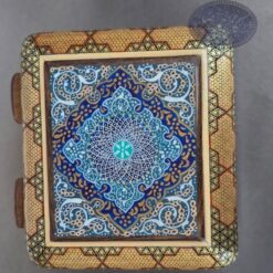 جعبه خاتم نقاشی اسلیمی کاظمی